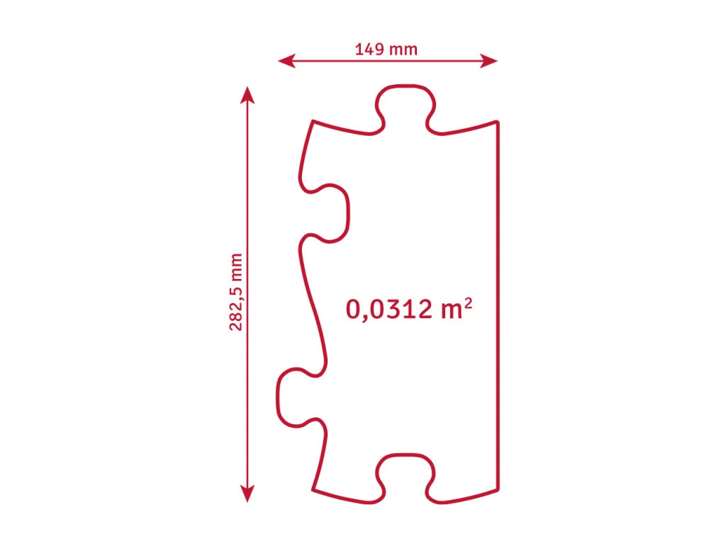 MUFFIK® Senzoričnih podlog Frame - Plane