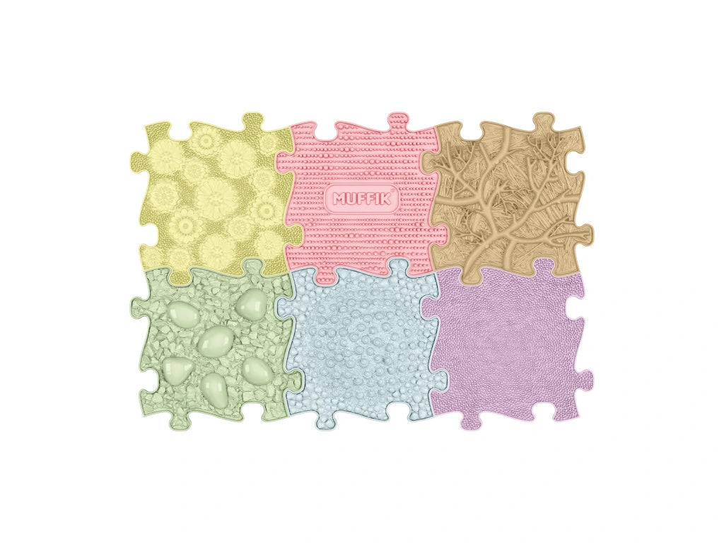 MUFFIK® Senzoričnih podlog Baby set Pastel