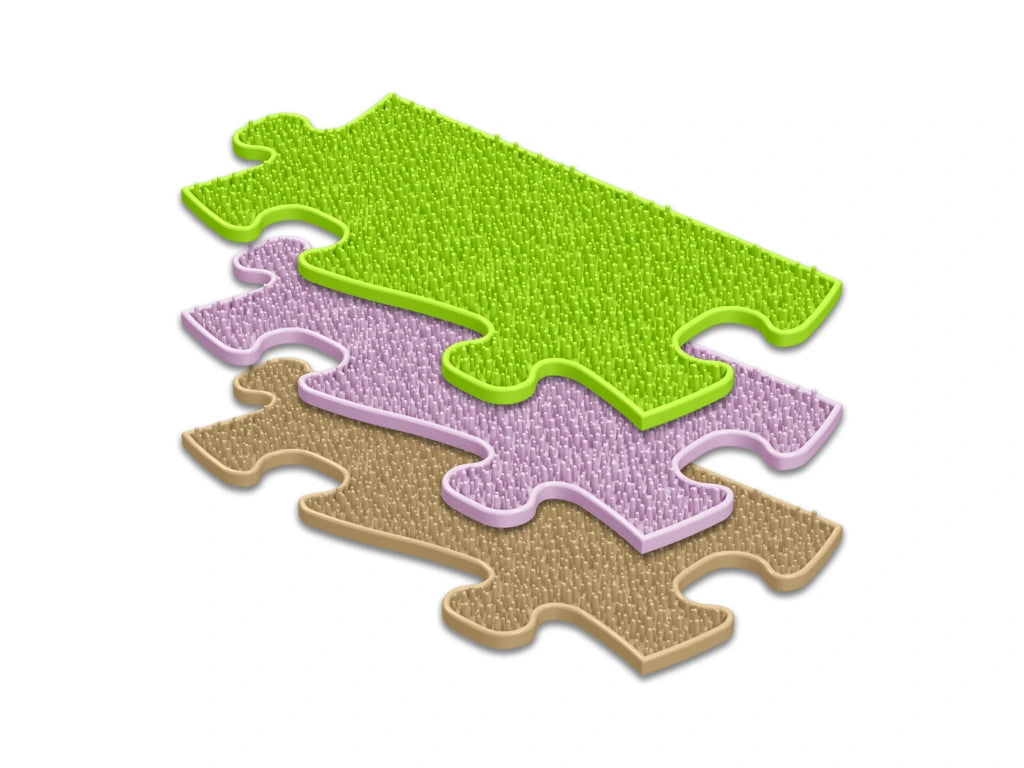 MUFFIK® Senzoričnih podlog Grass Frame - Plane