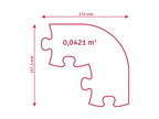 MUFFIK® Senzoričnih podlog Frame – Edge