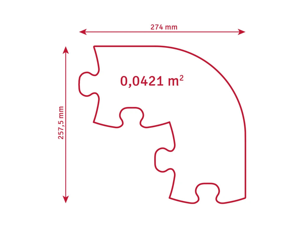 MUFFIK® Senzoričnih podlog Frame – Edge